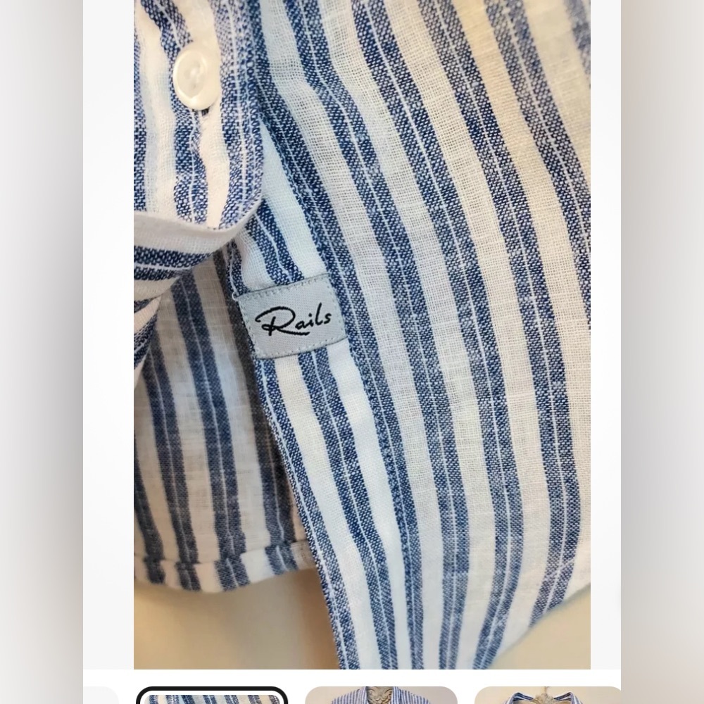 Rails Revolve Rylan Top In Atlas Stripe Blouse - image 3